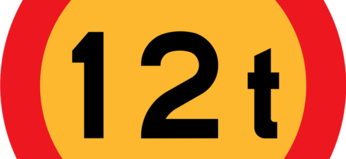 weight, maximum, 12 tonnes, metric tonne, road sign, roadsign, street sign, red, sign, black, signs, orange, transportation, roadsigns, forbidden